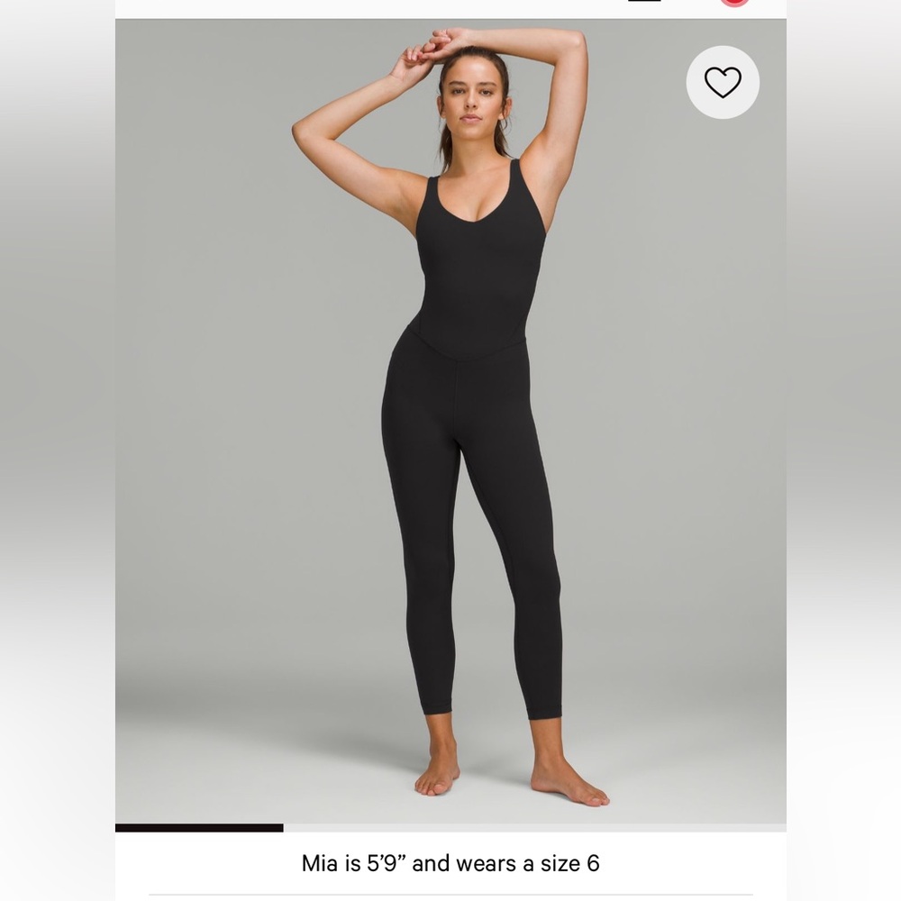 lululemon align bodysuit 25”